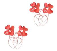 HAPINARY 8 Pezzi Cerchietto A Forma Di Cuore Per Cerchietto Per A Forma Di Cuore Copricapo A Di Con Boppers A Di Fasce Carine Accessori Per Fasce Per