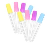 HAPINARY 8 Pezzi Contenitori per Aghi da Cucito Plastica Trasparente Tubetti con Chiusura Aghi Leggero e Portatile per e Lavori Manuali