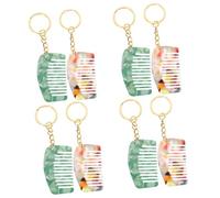 HAPINARY 8 Pezzi Mini Pettine Portachiavi Da Viaggio Pettine Tascabile Mini Per A Denti Larghi Da Viaggio Da io A Denti Larghi