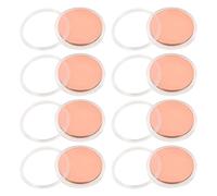 HAPINARY 8 Pezzi Monete Vuote per Incisione con Filettato Dischi in Metallo per Sfide e Artigianato DIY Monete Commemorative Personalizzabili per Collezioni e Regali