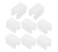 HAPINARY 8 pezzi Protezione Angoli in Silicone Trasparente per Mobili Paraspigoli Forma per Sicurezza e Armadi Facile Installazione Senza Attrezzi Antinfortunistica Bordi Taglienti