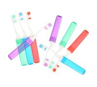 HAPINARY 8 Pezzi Spazzolini da Viaggio Mini con Setole Morbide e Custodia Spazzolino Piccolo Portatile per Igiene Individuale Asciugatura Rapida e Retainer per Campeggio Casa e Escursioni