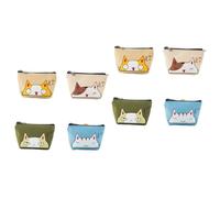 HAPINARY 8 Pz custodia per contanti mini custodia monge kitten gattini gabs portafogli kittens cambia Borsa