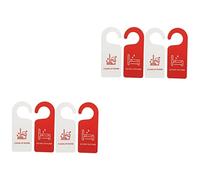 HAPINARY 8 Pz Non Disturbare L'elenco Cartello Della Sala Conferenze Etichette Per Porte in Plastica Non Disturbare Il Cartello Della Porta Registrazione Etichetta Ufficio Doppia Faccia Pvc