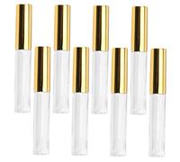 HAPINARY 8 Tubetti Vuoti Per Lucidalabbra Ricaricabili Flaconi Rotondi Mini Di Plastica Contenitori Per Lucidalabbra E Olio Per Labbra Per Viaggi E Shopping