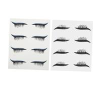 HAPINARY 8paia Eyeliner Stickers with Reusable Eyelash Tape for Eye Makeup Chic Design Easy Application Unique Style