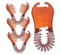 HAPINARY 8pezzi Pettini Interlocking Per Strumento Flessibile Per Intrecciare e Acconciare Clip Per Accessori Per e Ragazze