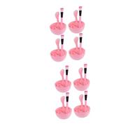 HAPINARY 8sets Strumenti Per Con Ciotola Spazzola Cucchiai e Bottiglie Spray Rosa Utensili Di Bellezza Per Della e Trattamenti Spa Casa
