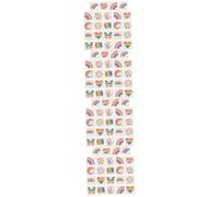 HAPINARY 96pezzi Adesivi Temporanei Rainbow Face Stickers Per Pride Impermeabili e Facili Rimuovere Adatti Per Celebrazioni Lgbt e