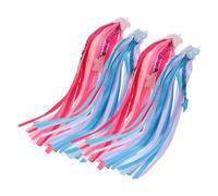 HAPINARY Accessori per Manubrio Bici 2 Paia Nastri con Nappe Poliestere per Scooter e Biciclette Facile Installazione Adatti per Uso Tutto L'Anno