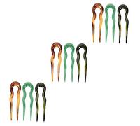 HAPINARY Acconciatura Verdi Per Chignon 9 Pz Tornante Fascia Per Riccio Cera Per Stile Accessori Per Francesi Ti Spilli i Pettini Tu Materiale Pc