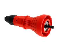 HAPINARY Adattatore per Rivettatrice Elettrica Rosso Conversione Trapano per Rivetti Strumento Versatile per Rivettatura e Precisi Materiale Resistente