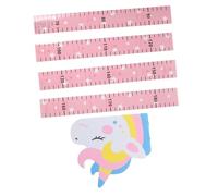 HAPINARY Adesivi per 3D crescita marcatore stickers unicorni Adesivo rimovibile misurazione adornare adesivi murali tabella di misurazione della parete adesivo pvc