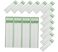 HAPINARY Adesivi per controllo e registro ispezioni scale e estintori in 50 pezzi per infortuni