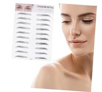 HAPINARY Adesivi Per Sopracciglia Finte 3d Set Da 2 Pezzi Neri Sopracciglia Artificiali Autoadesive Per Uomo e Donna Facili Da Applicare Per Aspetto Naturale e Duraturo