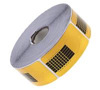 HAPINARY Adesivi Per Unghie Dorati, Cartine Per Unghie Fai Da Te, Set Da 500 Pezzi Rettangolari Guida Lunghezza, Strumento Per Manicure Donna, Adesivi Per Nail Art Professionale e Casalinga