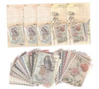 HAPINARY Adesivi Vintage per Scrapbooking 5 Sacchetti Adesivi Decorativi Fai da Te Motivi Floreali e Forestali per Journaling e Decorazioni Diari