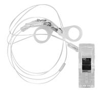 HAPINARY Amplificatore Acustico e Migliora la Localizzazione Sonora Retroauricolare Trasparente con Corpo Chiaro in Plastica e Silicone, Riduce la Pressione Auricolare per Adulti