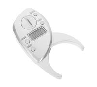 HAPINARY Analizzatore di Grasso Corporeo Pinza Argento Strumento di Misurazione del Grasso Portatile Display LCD per Monitoraggio Salute e Controllo Peso