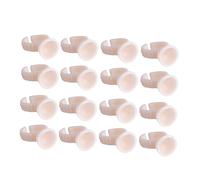 HAPINARY Anelli Di Pigmento in Silicone Monouso 100 Pezzi Taglia S, Porta Pigmenti e Calamaio Trasparente Per Tatuaggi Sopracciglia, Accessori Professionali Per Trucco Permanente