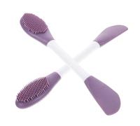 HAPINARY Applicatore Doppia Estremità 2 Pezzi in Silicone Pennello per Applicare Maschere Argilla e Idratanti per Maschera Viso per Uso Domestico e Saloni di Bellezza