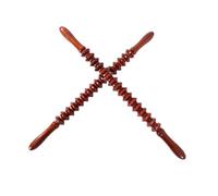 HAPINARY Asta Per Yoga in Legno Bastone Ruota Massaggiatore Per Corpo Schiena Collo Vita e Gambe Venature Chiare Ad Alta Densità Per Rilassamento e Circolazione Sanguigna