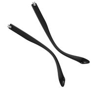 HAPINARY Aste per Occhiali di Ricambio in Metallo e Tr90 Nero, Comode da Indossare, 1 Paio per Occhiali Decorativi da Vista, Accessori Moda