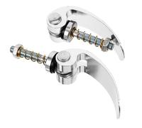 HAPINARY Attacco per Rimorchio Bicicletta in Lega di Alluminio, 2 Pezzi Vite a Sgancio Rapido, Accessorio per Bici Pieghevole, Compatibile Rimorchi per Trasporto Merci