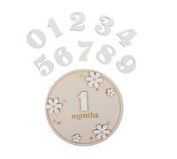HAPINARY Baby Shower 1 Set Di Cartelli Per Neonati in Legno Per La Cameretta Dei Bambini