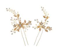 HAPINARY Bacchette Per Chioma Vintage 2 Pezzi Set Bastoncini Per Chioma Cinesi Tradizionali Fiori Di Perle Realizzato in Lega Di Resistente E Pratico Da Usare Adatto A Donne Di Tutte Le Età