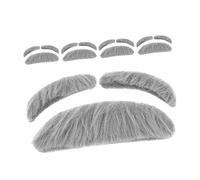 HAPINARY Baffi E Sopracciglia Finti Autoadesivi Per Cosplay Barba Finta Baffi Di Ricambio Per Feste Di Halloween