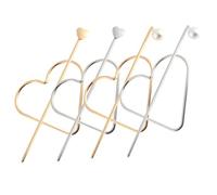 HAPINARY Bastoncini Per Chioma A Forma Di Cuore Fermaglio Per Chioma Vintage Perle Da Donna 4 Pezzi