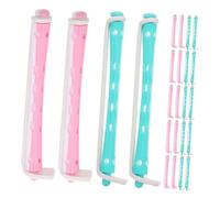 HAPINARY Bigodini Arricciacapelli Resistenti Per Permanente 24 Pezzi, Aste Da Curling in Plastica Pp, Facili Da Usare Per Ricci Duraturi, Adatti a Chioma Lunghi e Corti, Uso Domestico e Professionale