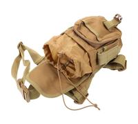 HAPINARY Borsa da Gamba per Moto da Uomo Antiabrasione con Cinghie Regolabili, Marsupio Multi-tasca Porta Telefono per Escursionismo, Ciclismo e Attività Outdoor, Colore Cachi