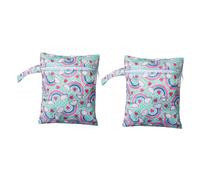 HAPINARY Borsa Per Pannolini Cerniera, Contenitore Portatile Per Pannolini Bagnati e Asciutti, Riutilizzabile, Leggera, Per Viaggi e Cambi Ragazzo Ragazza, Set Da 2 Pezzi