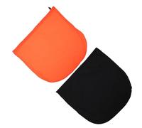 HAPINARY Borsa Portacasco Moto Pieghevole Resistente con Coulisse, Set 2 Pezzi Arancione e Nero, Ampio Organizer per Casco da Bici Elettrica, Snowboard, Saldatura e Attrezzatura Outdoor