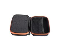HAPINARY Borsa Portaoggetti Per Essenziali 12 Slot 5ml 10ml 15ml Custodia Protettiva Anti-rotolo in Eva Per Viaggi e Conservazione Aromaterapia