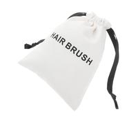 HAPINARY Borsa Portaoggetti Per Pettini Massaggio Custodia Antipolvere Coulisse Bianca Portatile Per Viaggi e Casa