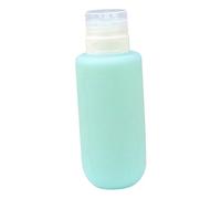 HAPINARY Bottiglia Da Viaggio in Silicone Verde Per Shampoo e Lozioni Compatto Antigoccia e Riutilizzabile Per Viaggi e Uso Domestico