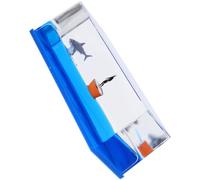 HAPINARY Bottiglia Decorativa Nave da Crociera a Fluido, Statuetta Galleggiante in Liquido Blu, Decorazione da Tavolo Delicata per Soggiorno e Regalo di Compleanno