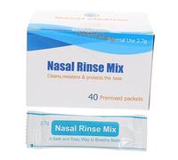 HAPINARY Bustine di Sale per Lavaggio Nasale 40 Confezioni da 2,7 G Sale per Irrigazioni Nasali Pratiche e Rapide per Uso Personale e Professionale