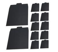 HAPINARY Bustine per CD Nere in Carta 100 Pezzi, Design Minimalista ed Elegante, Multifunzionali e Portatili per Imballaggio e Protezione dei Dischi