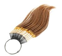 HAPINARY Campioni Di Colore Chioma Umani Anelli Campione 30 Pezzi Tonalità Marrone Scuro 6° Per Test Professionali Tintura Parrucchieri Centri Estetici e Formazione