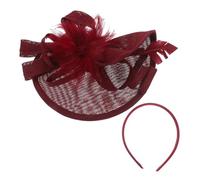 HAPINARY Cappellino Fascetta Per Chioma Da Festa Cappellino Da Banchetto Donna Fascinator Copricapo Sposa Fermaglio Mini Comodo Matrimonioevento