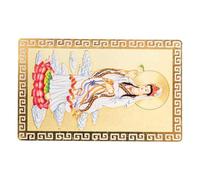 HAPINARY Carta Amuleto Guanyin in Metallo, Portafortuna Cinese Portatile | Lega di Alluminio e Magnesio, Aspetto Delicato, per Borsa o Quaderno, Uso Quotidiano e Altarino