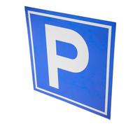 HAPINARY Cartello di Sicurezza Installazione Rapida in Lega di Alluminio Parcheggio Blu, Visibile Facilmente e Segnaletica Chiara per Parcheggi in Vari Luoghi