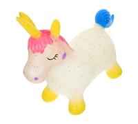 HAPINARY Cavallo Gonfiabile Rimbalzante Animale Giocattolo Sicurezza per Ragazzo Ragazza Piccoli Forma di Unicorno Divertimento Gioco