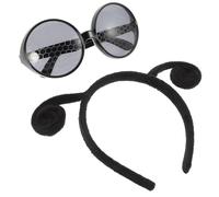 HAPINARY Cerchietto Accessorio Cosplay Unico Antenna Insetto in Plastica e Tessuto Nero e Decorazione Fotografica che Non Cade Facilmente per Feste di Halloween e San Valentino
