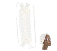 HAPINARY Cerchietto Lolita Per Cosplay Accessorio Per Donne e Ragazze Per Feste e Speciali Design e Confortevole Colore Bianco Con Stelle