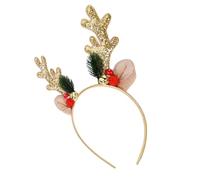 HAPINARY Cerchietto Natalizio con Paillettes e Campanellini Fascia Antiscivolo per e Cosplay Accessorio e Resistente per